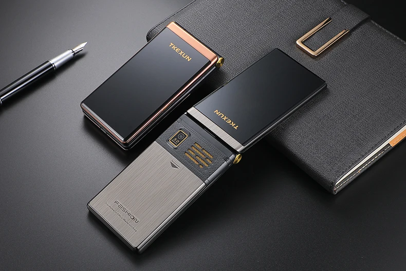 TKEXUN M2 PLUS 3g WCDMA флип-телефон 3,0 ''большой ключ шрифт сенсорный экран мобильный телефон один ключ циферблат старый человек Celulares PK G10 FM
