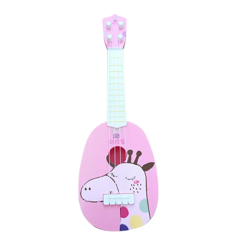 Giraffe powder GloryStar детская игрушка Guitar17 дюймов Детская красивая гитара рифма музыкальное развитие Инструмент обучающая игрушка для малышей - Цвет: Giraffe powder
