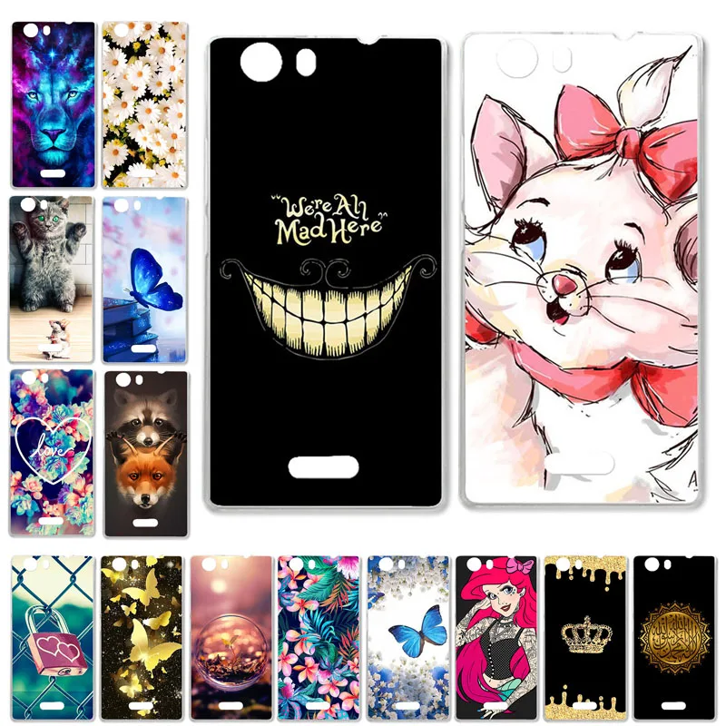 

TPU Cases For Wiko Ridge 4G Case Painted Soft Silicone Fundas For Wiko Ridge 4G 5.0 inch Cover Bumper Capa