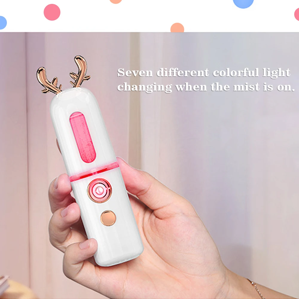 Nano Handy для лица Mister для лица увлажняющий косметический инструмент usb зарядка портативный распылитель удобный распылитель Mister устройство
