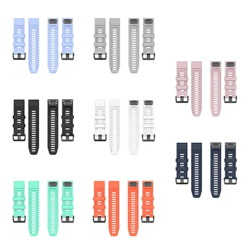 

Hot Sale 26MM Silicone Replacement Belt Wrist Band Watch Strap with tool set for Garmin