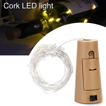 

10 Pack 20 LED Wine Cork Lights Copper Wire String Lights For Home Decor String Fairy Lights String Light LED Light Strip