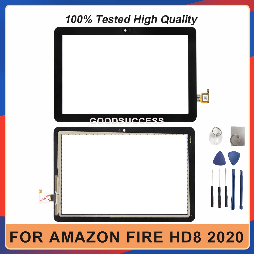 Screen Replacement For Kindle Fire HD8 / HD8 Plus 10th Gen (2020) – Glass Digitizer & Tools