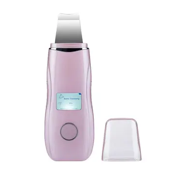 

LCD Ultrasonic Skin Scrubber Deep Cleaning Facial Peeling Shovel Pore Blackhead Cleaner USB Rechargeable Beauty Tool