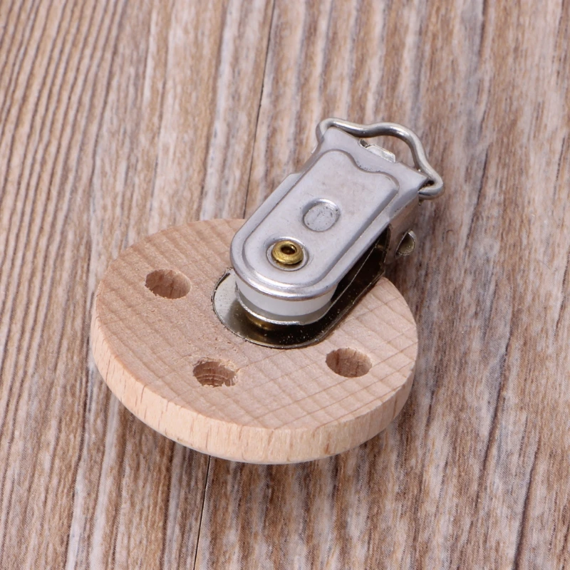 35 мм пустышка зажим Бук деревянная пустышка Клип держатель для соски DIY соска зажимы цепь GXMB