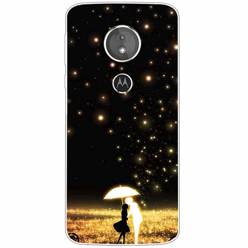 Animal Design TPU Soft Silicone Clear Case for Motorola Moto G6 Series
