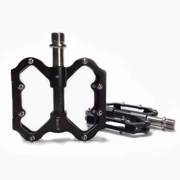 

Taozik Ultra-light Sealed Bearing Bike Pedal CNC Aluminum Body With Carbon Tube and Ti Axis for MTB Road Cycling