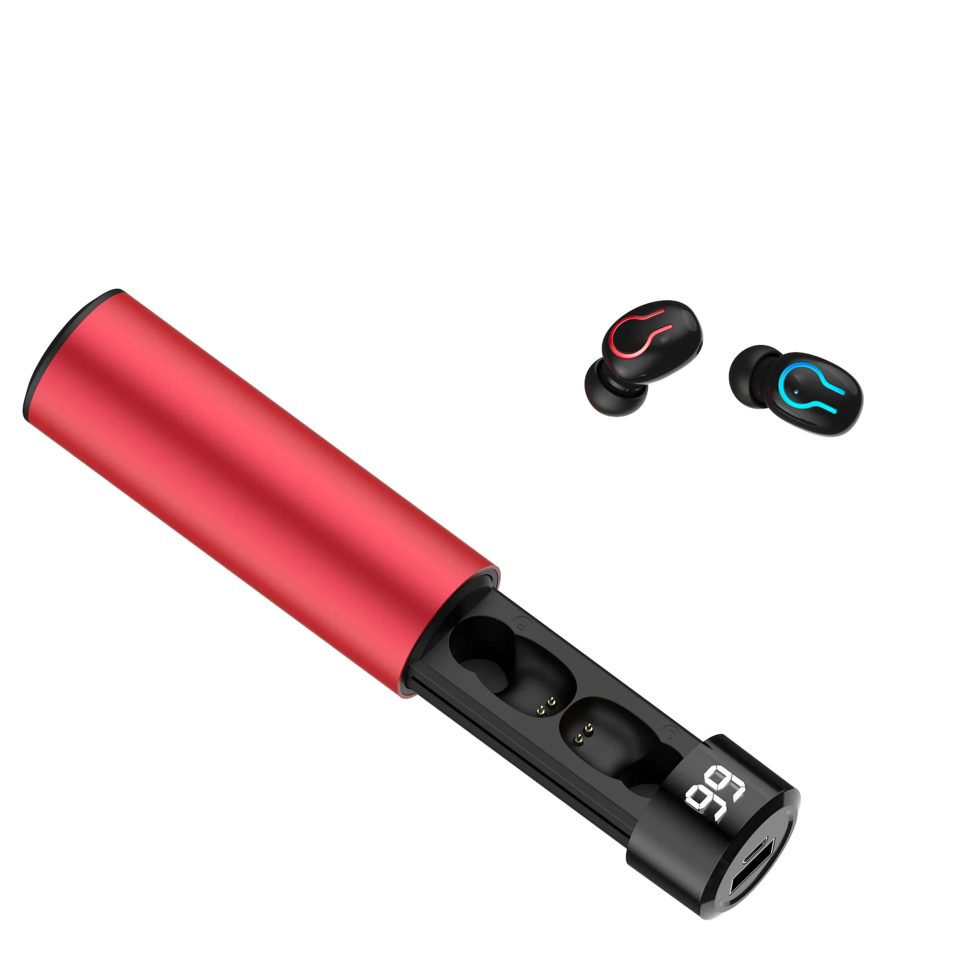 Q67 TWS беспроводной наушник личный модуль с цифровым дисплеем Выдвижная bluetooth-гарнитура 5,0 Автоматическое Сопряжение с мобильным питанием Q32