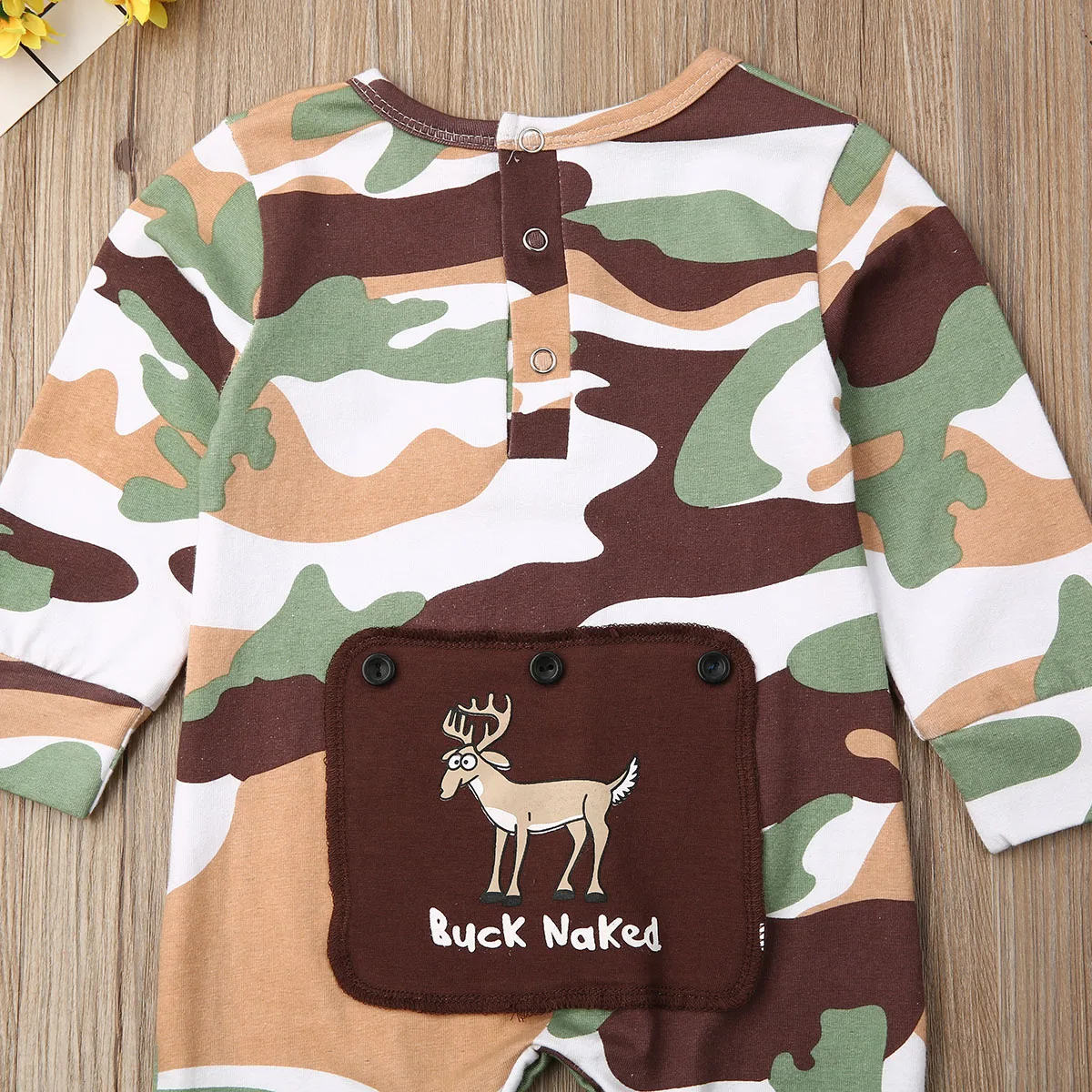 Camo Cute Autumn Romper for Newborn Infant Baby Boy Girl Camo Christmas Moose Clothes Romper Jumpsuit Outfit