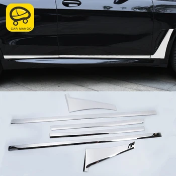 

CarManGo for BMW X5 G05 2019 Car Styling Door Gate Side Decoration Chrome Cover Frame Trim Sticker Exterior Accessories