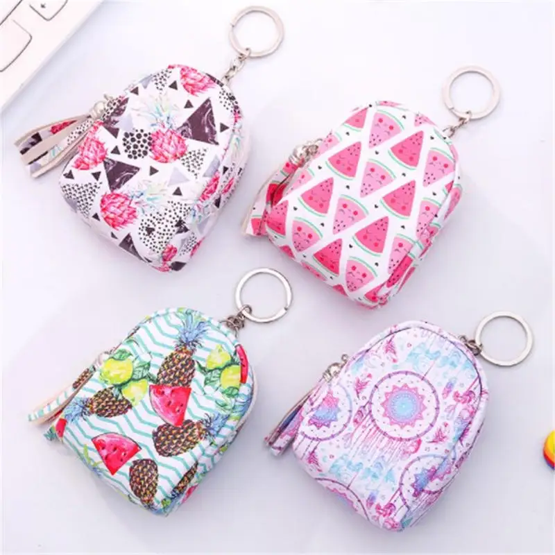 New fashion Cute Coin Purse Small Coin Bag Keychain Pendant Zipper Student Wallet