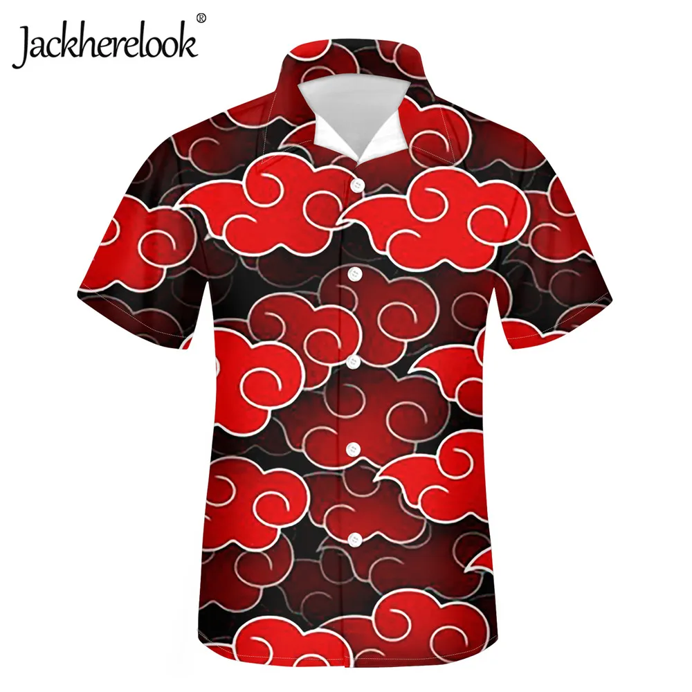 Sale Akatsuki Print Hawaiian Shirt 