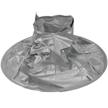 Серебристо-серая мантия плащ-зонтик Стрижка волос Парикмахерская