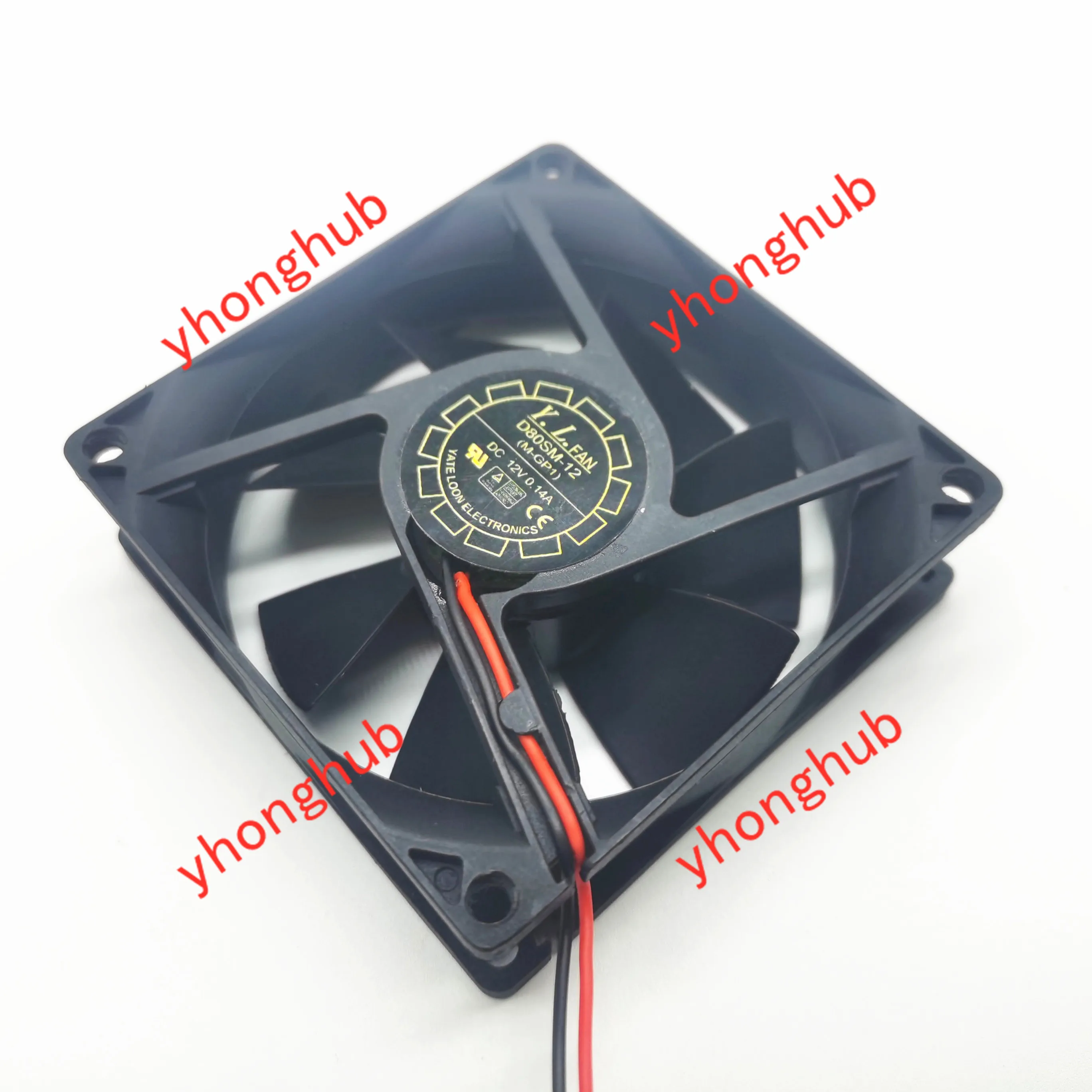 Yate Loon D80SM-12 DC 12V 0.14A 80x80x25mm 2-проводной Вентилятор охлаждения сервера | Компьютеры и