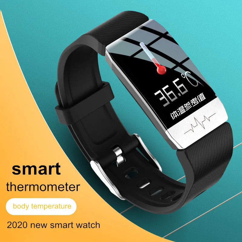 Смарт-часы Letike T1 с фитнес-трекером измерением температуры тела пульсометром