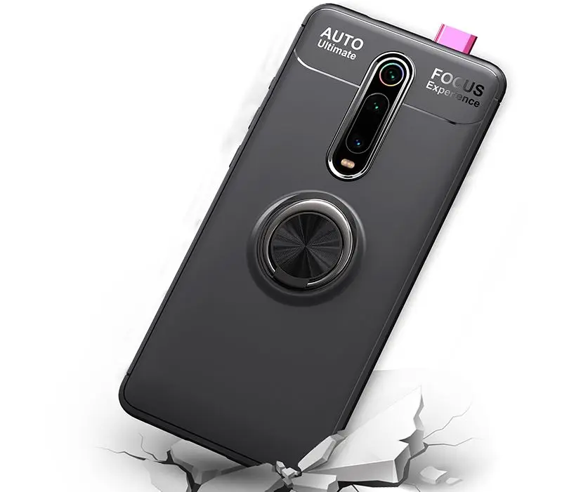 Для Redmi K20 Pro металлический Невидимый кольцевой кронштейн ТПУ чехол для Redmi 6 Pro 6 A Магнитный поглощающий анти-осенний чехол