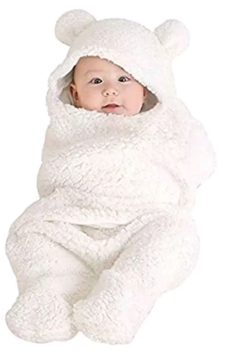 Детское Пеленальное Одеяло для сна, зимнее милое детское теплое Пеленальное Одеяло с рисунком лошади для новорожденных