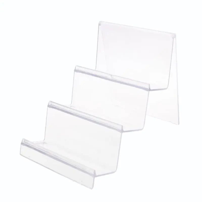 

Clear Acrylic Wallet Display Stand Holder Leather Handbag Purse Jewelry Stand 517F