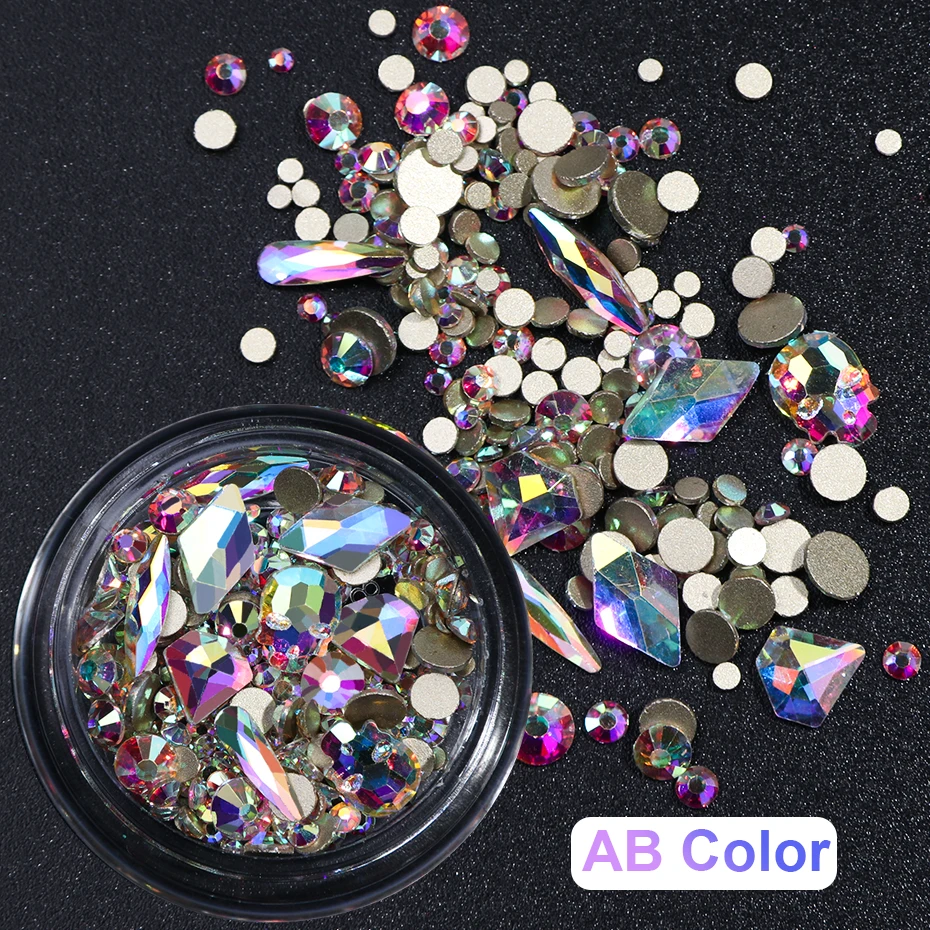 AB Color Crystal Gems Jewelry For Nails