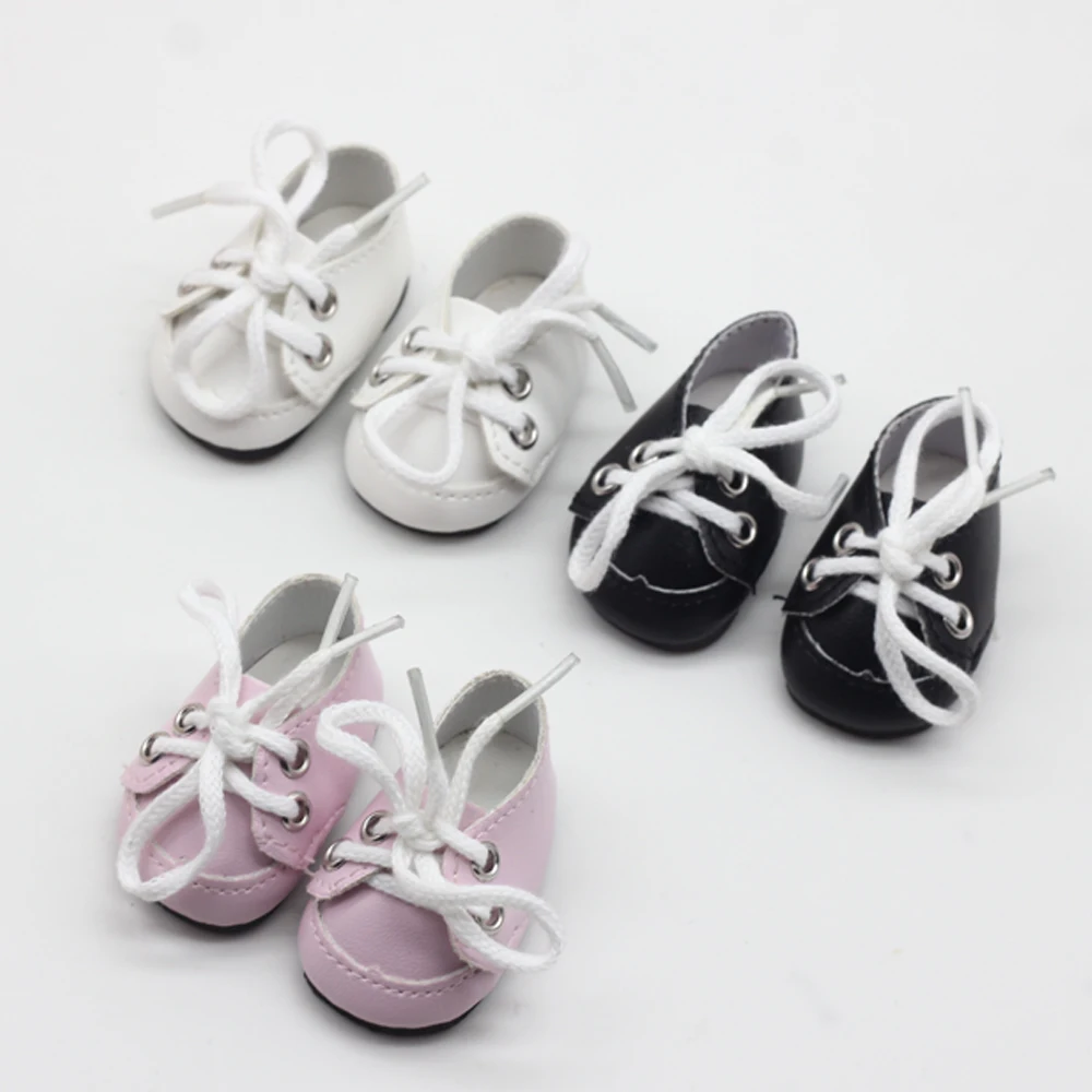 5cm PU Leather Shoes for BJD SD EXO Dolls Costome Dolls Accessories 14INCH Summer Puppet Shoes