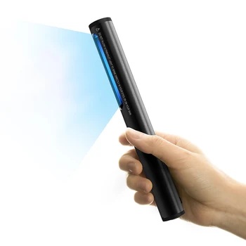

In stock Portable Sterilizer Uv-C Light Germicidal Uv Lamp Home Handheld Disinfection Stick Usb Charging For House Cleaning