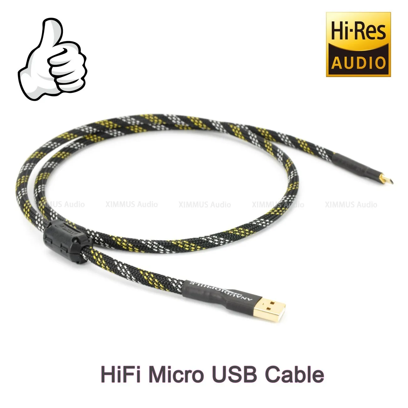 Hifi Micro Usb Cable For Pchifi Dac Mobile Phone Usb Type A To Micro Usb Data Audio Cable High