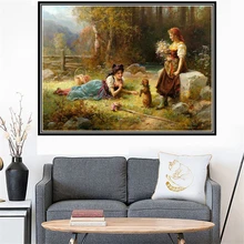 

DIY 5D Diamond Painting People Series Kit Full Drill Square Round Embroidery Mosaic Art Picture Of Rhinestones Home Decor Gifts