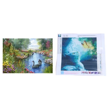 

DIY 5D Diamond Painting Wild Duck Diamond & 5D DIY Diamond Painting Painted Cartoon Animals Cats Embroidery Animal