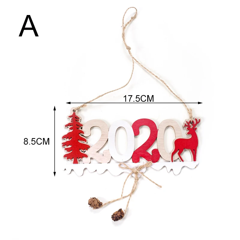 1 шт. рождественские деревянные двери и окна рождественские цифровые буквы подвесные украшения семейные вечерние украшения деревянные поделки