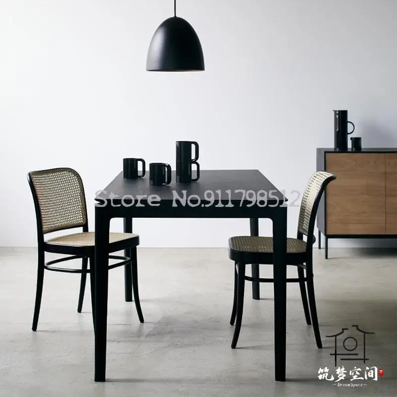 品質 北欧イン木製籐の椅子中世デスクチェア現代のミニマリストの家ダイニング椅子ネット赤メイクバック椅子 最新ショップニュース Yamada Ester Jp