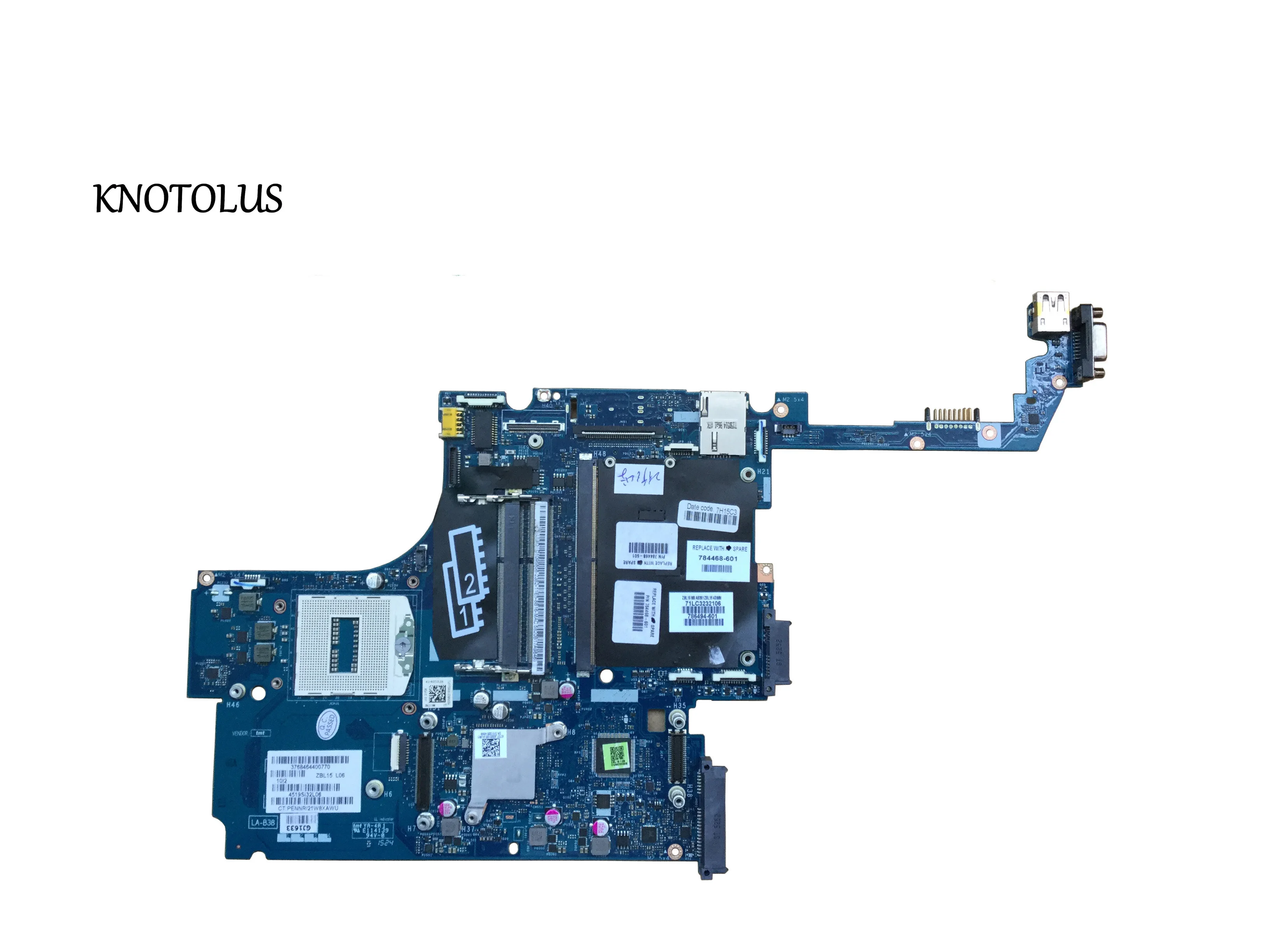  784468-001 784468-601 for HP Zbook15-G2 15 G2 workstation LA-B38 system board MXM graphics dual cor
