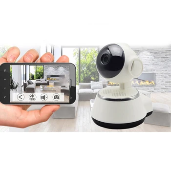 

Home Security 720P IP Camera Wireless Smart WiFi Camera WI-FI Night Vision Surveillance Baby Monitor HD Mini CCTV Camera V380 EU