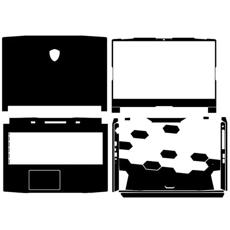 Kh Laptop Sticker Skin Decals Cover Protector Guard Per Msi Gf66