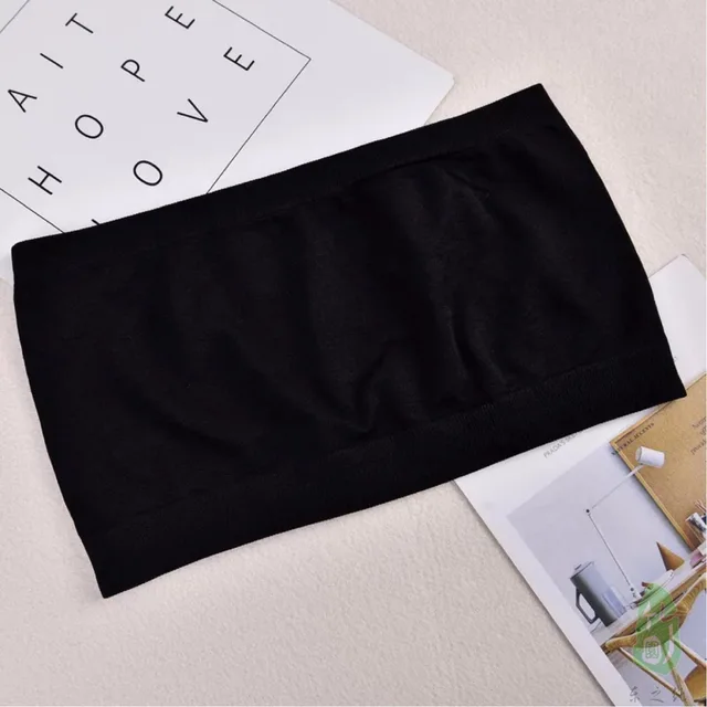 Basic Womens Breathable Strapless Unpadded Bra Bandeau Tube Top Removable Pads Seamless Wrapped Casual Tank Crop Tops Tube Tops Aliexpress