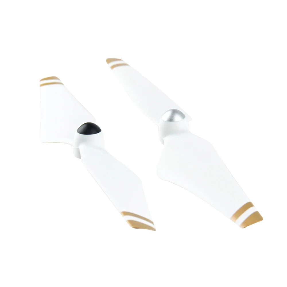 DJI Phantom 3 2 самозатягивающиеся пропеллеры 9450 белый с золотыми полосками для