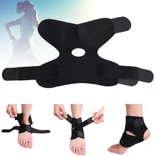 Спортивная Регулируемая поддержка лодыжки с перекрестными ранами мягкий компрессионный бандаж 19ing