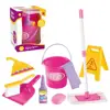 Children's Simulation Mini Cleaning Tools Play House Boy Girl Broom Mopping Bucket Toy Set Children Do Housework Tools 1