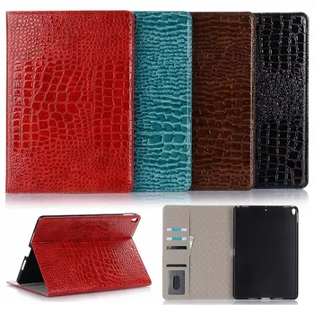 

New Luxury Crocodile Flip Coque For iPad Pro 12.9 2018 Case A1876 PU Leather Card Slot Stand Funda For iPad Pro 12.9 Tablet Case