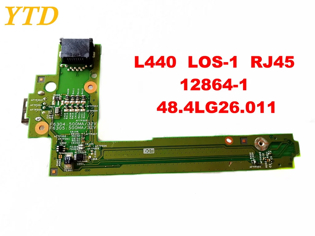 Для lenovo L440 USB плата L440 LOS-1 RJ45 12864-1 48.4lg26011 протестирована хорошая