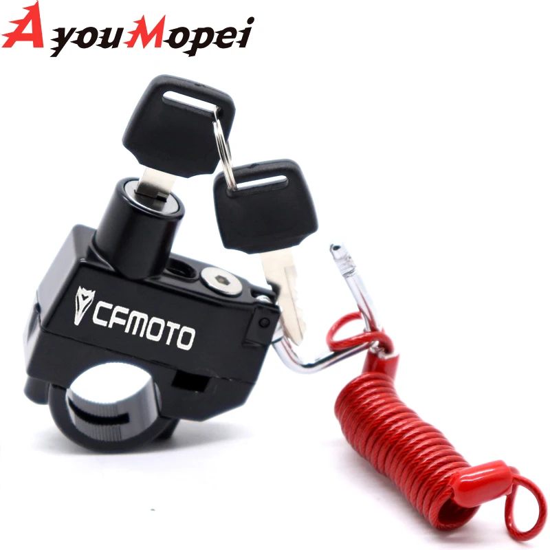 Противоугонный замок на шлем для CFMOTO 150NK 250NK 400NK 650NK NK 150 250 400 аксессуары мотоциклов