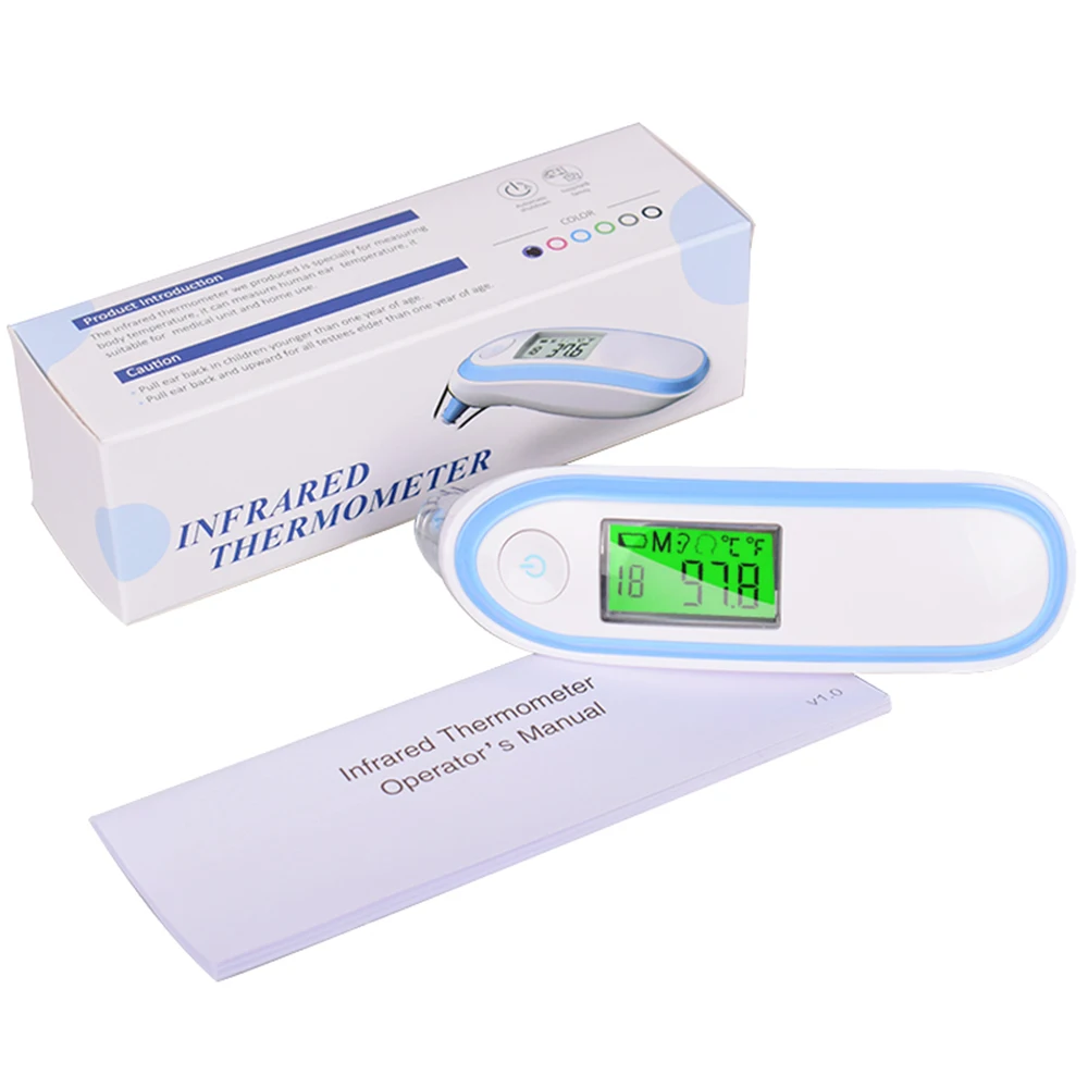 KKMOON Профессиональный цифровой детский тепловизор термометр ушной Лоб Инфракрасный измеритель температуры клинический термометр
