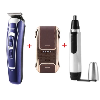 

Professional men electric hair clipper beard hair cutting machine Pivot edge outlines detail trimer Low Noise For Kid Adults