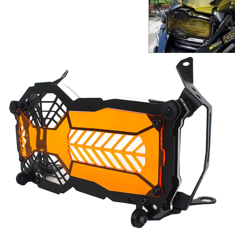 Headlight Cover Lamp Patch For BMW R1250GS R1200GS Adventure R1250 R1200 GS ADV R 1200 GSA LC Head Light Guard Protector Grille |
