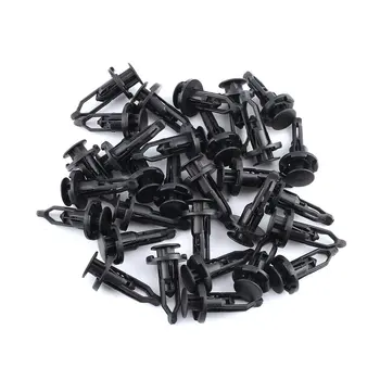 

30 Pcs 9mm Automobiles Bumper Clips Expanding Screw Rivets Hole Diameter ABS Plastic Car Styling Fender Fasteners Fixer