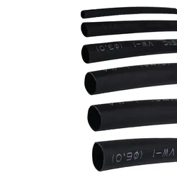 1 Meter/lot  Connectors Flame Retardant Black Shrink Anticorrosive Waterproof Insulating Sleeve Wrap Wire Connector Repair 2:1