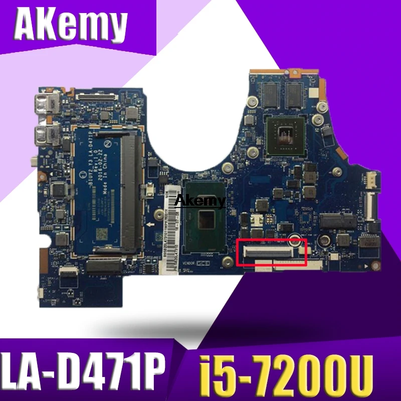 МБ 5B20M14177 для lenovo 710-14ISK Материнская плата ноутбука BYUY2_Y3 LA-D471P SR2ZU I5-7200U N16S-GTR-S-A2 DDR4 тестирование