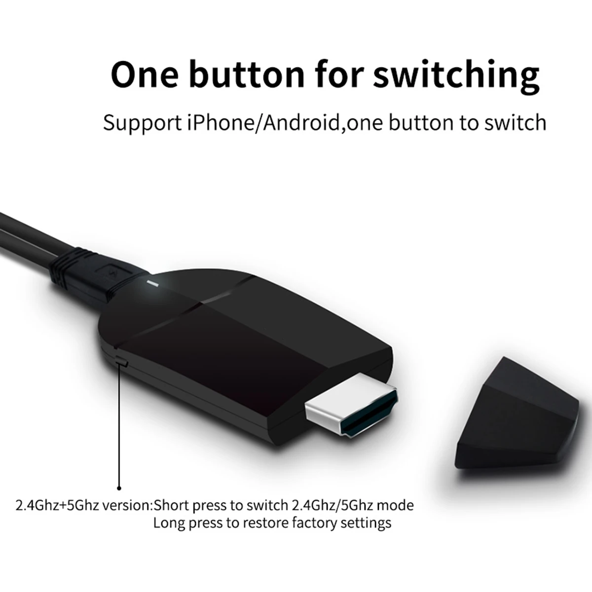 Двухдиапазонный 2,4 ГГц 5,8 ГГц 4K HD WiFi Дисплей программный ключ HDMI Miracast Airplay DLNA tv Stick беспроводной 1080P HDMI приемник для ТВ-тюнера