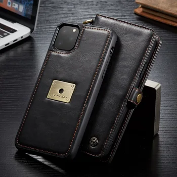 

Luxury Leather case for iPhone 11 Pro Max flip Wallet Case Magnetic Back Cover Phone Case for iPhone 6 6S 7 8 Plus X XS Max XR