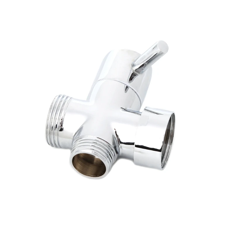 3/4" Brass Shower Arm Diverter Valve Bathroom Universal Shower System Chrome 2 Way Drop Ship Support