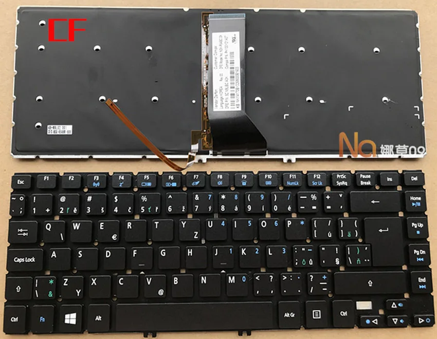 Клавиатура для acer Aspire R7-571 571G R7-572 572G 3830T 4830T 4755G Чешский/итальянский/швейцарский/Испанский/Корейский/канадский французский/русский